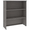 Hamar világosszürke tömör fenyőfa felső szekrény 85x35x100 cm
