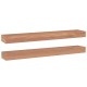 2 darab tömör tíkfa falipolc 90 x 15 x 6 cm
