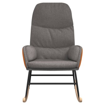 Világosszürke szövet hintaszék