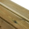 Impregnált tömör fenyőfa kerti pad 220 cm