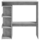 Betonszürke forgácslap bárasztal tárolópolccal 100x50x101,5 cm Betonszürke forgácslap bárasztal tárolópolccal 100x50x101,5 cm