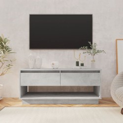 Betonszürke forgácslap tv-szekrény 102 x 41 x 44 cm