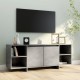 Betonszürke forgácslap tv-szekrény 130 x 35 x 50 cm Betonszürke forgácslap tv-szekrény 130 x 35 x 50 cm