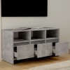 Betonszürke szerelt fa tv-szekrény 102x37,5x52,5 cm