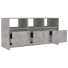 Betonszürke szerelt fa tv-szekrény 102x37,5x52,5 cm