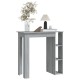 Szürke sonoma forgácslap bárasztal polccal 102 x 50 x 103,5 cm Szürke sonoma forgácslap bárasztal polccal 102 x 50 x 103,5 cm
