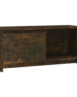 Füstös tölgy színű szerelt fa tv-szekrény 90x35x40 cm