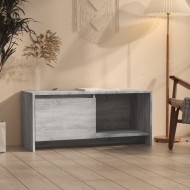 Szürke-sonoma színű forgácslap tv-szekrény 90 x 35 x 40 cm