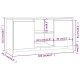 Füstös tölgy színű tv-szekrény 102 x 37,5 x 52,5 cm Füstös tölgy színű tv-szekrény 102 x 37,5 x 52,5 cm