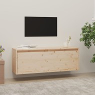 Tömör fenyőfa faliszekrény 100 x 30 x 35 cm