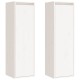 2 db fehér tömör fenyőfa faliszekrény 30 x 30 x 100 cm