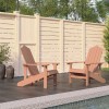 2 db barna hdpe kerti adirondack szék