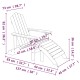 Barna hdpe kerti adirondack székek lábtartóval és asztallal