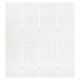 2 db fehér acél 4-paneles térelválasztó 160 x 180 cm