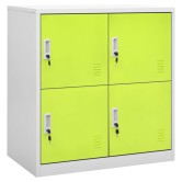 2 db világosszürke-zöld acél zárható szekrény 90x45x92,5 cm 2 db világosszürke-zöld acél zárható szekrény 90x45x92,5 cm