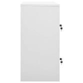 5 db világosszürke acél zárható szekrény 90 x 45 x 92,5 cm