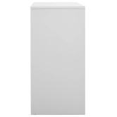 2 db világosszürke acél zárható szekrény 90 x 45 x 92,5 cm 2 db világosszürke acél zárható szekrény 90 x 45 x 92,5 cm