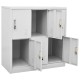 2 db világosszürke acél zárható szekrény 90 x 45 x 92,5 cm 2 db világosszürke acél zárható szekrény 90 x 45 x 92,5 cm