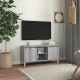 Szürke sonoma színű tv-szekrény tömör falábakkal 103,5x35x50 cm