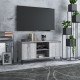 Szürke sonoma színű tv-szekrény fémlábakkal 103,5 x 35 x 50 cm Szürke sonoma színű tv-szekrény fémlábakkal 103,5 x 35 x 50 cm
