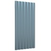 12 db szürke horganyzott acél tetőpanel 80x36 cm