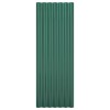 12 db zöld horganyzott acél tetőpanel 100 x 36 cm
