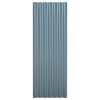 12 db szürke horganyzott acél tetőpanel 100 x 36 cm