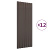 12 db barna horganyzott acél tetőpanel 100 x 36 cm