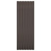 12 db barna horganyzott acél tetőpanel 100 x 36 cm