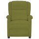 Világoszöld bársony dönthető fotel