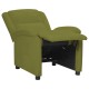 Világoszöld bársony dönthető fotel