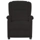 Fekete bársony dönthető fotel