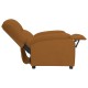 Barna bársony dönthető fotel