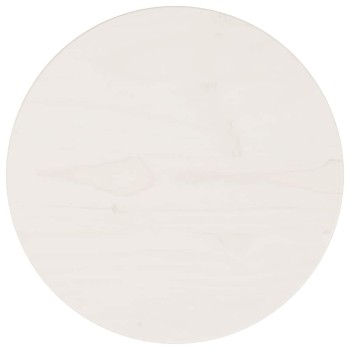 Fehér tömör fenyőfa asztallap ø30 x 2,5 cm