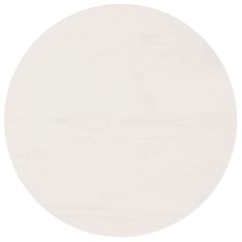 Fehér tömör fenyőfa asztallap ø40 x 2,5 cm
