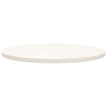 Fehér tömör fenyőfa asztallap ø70 x 2,5 cm