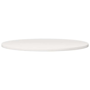Fehér tömör fenyőfa asztallap ø80 x 2,5 cm