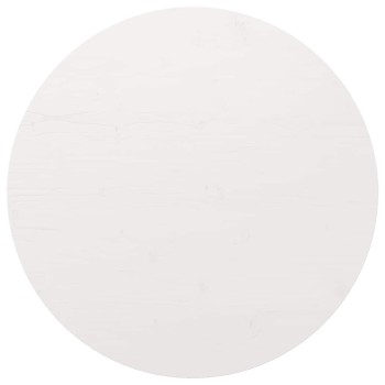 Fehér tömör fenyőfa asztallap ø90 x 2,5 cm