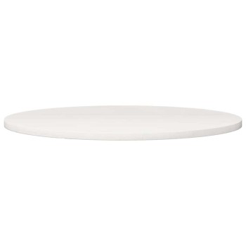Fehér tömör fenyőfa asztallap ø90 x 2,5 cm