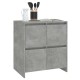 2 db betonszürke forgácslap tálalószekrény 70 x 41 x 75 cm