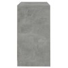 2 db betonszürke forgácslap tálalószekrény 70 x 41 x 75 cm