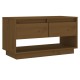 Mézbarna tömör fenyőfa tv-szekrény 74 x 34 x 40 cm Mézbarna tömör fenyőfa tv-szekrény 74 x 34 x 40 cm