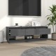 Szürke tömör fenyőfa tv-szekrény 110,5 x 34 x 40 cm Szürke tömör fenyőfa tv-szekrény 110,5 x 34 x 40 cm