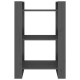 Szürke tömör fenyőfa könyvszekrény/térelválasztó 60x35x91 cm