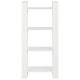 Fehér tömör fa könyvszekrény/térelválasztó 60 x 35 x 125 cm