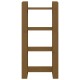 Mézbarna tömör fa könyvszekrény/térelválasztó 60 x 35 x 125 cm