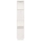 Fehér tömör fenyőfa könyvszekrény/térelválasztó 51x25x132 cm