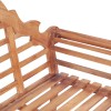 Tömör tíkfa kerti pad 127 x 58,5 x 92,5 cm
