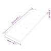 Tömör tíkfa batavia pad bézs párnával 150 cm