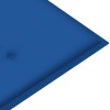 Tömör tíkfa batavia pad királykék párnával 150 cm